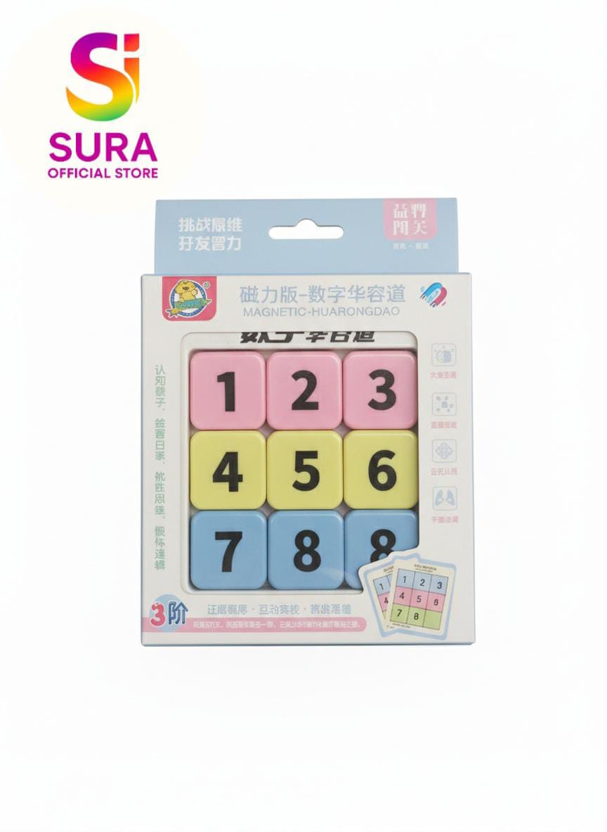 Colorful Magnetic Number Board  Educational Brain Teaser Toy for Kids