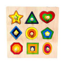 The Ultimate Wooden Shape and Color Learning Board
